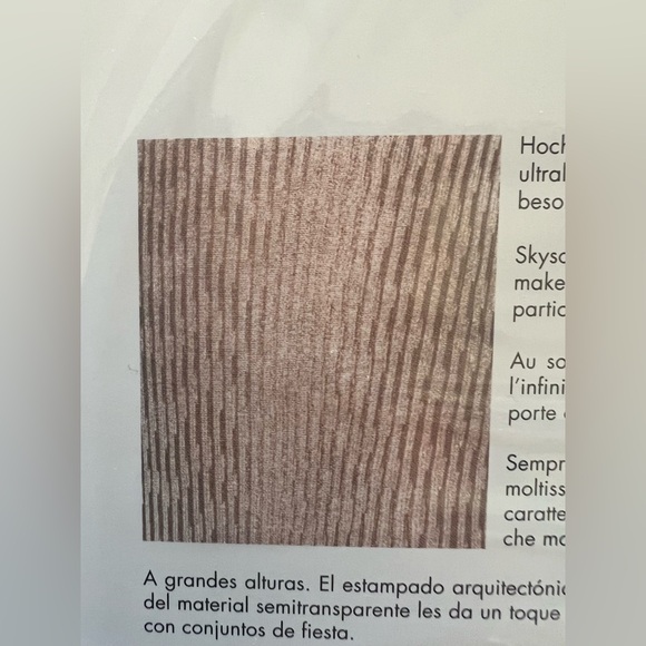 Wolford Kristin Tights Rumba/Black Size S - Picture 9 of 10